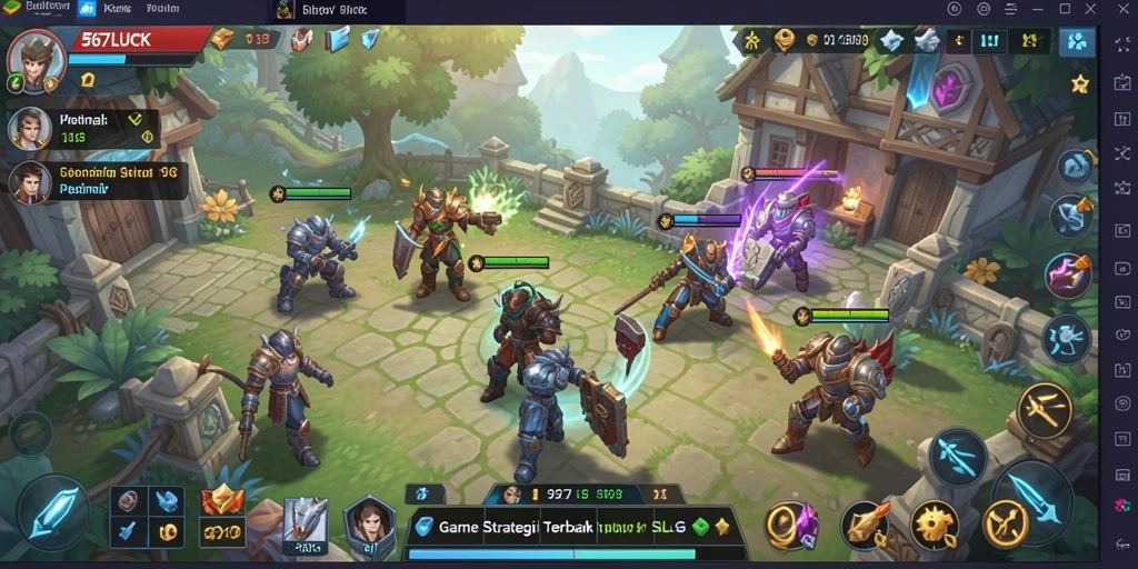Menampilkan gameplay strategis dan interaksi antar pemain di 567LUCK.