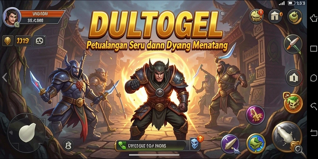 Tampilan gameplay <strong>DULTOGEL</strong> yang menantang dan menarik.