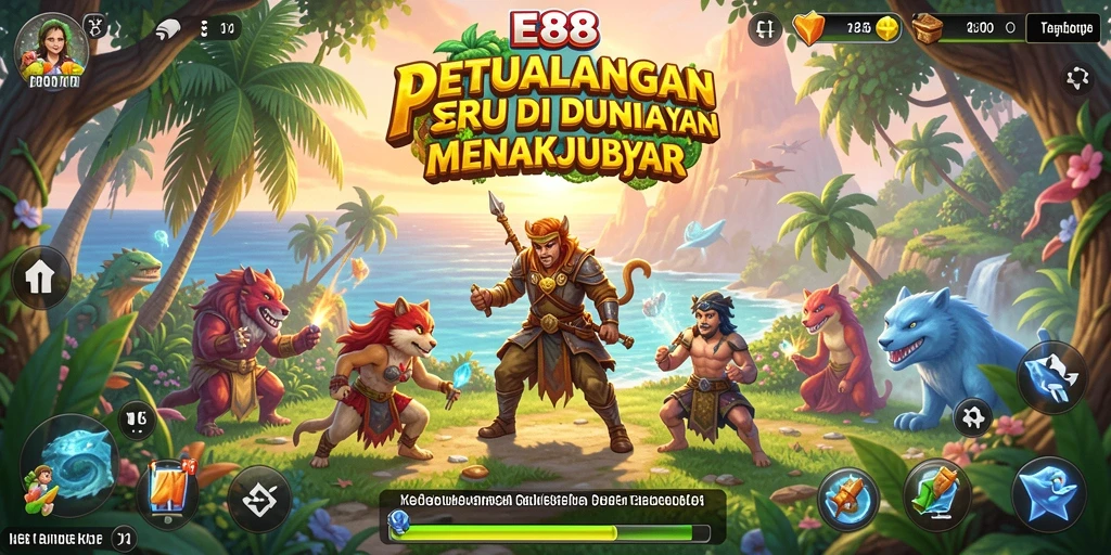Tampilan menakjubkan dari dunia petualangan E88.