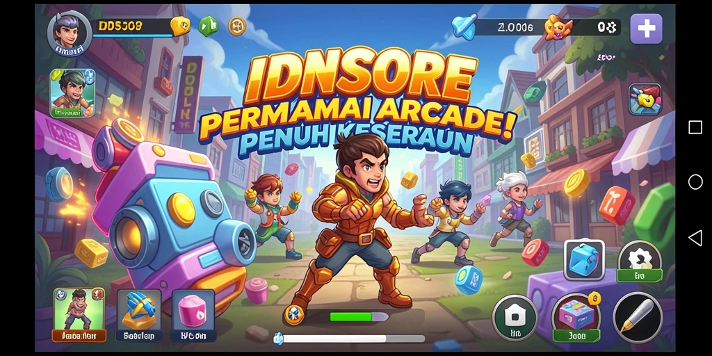 Tampilan gameplay seru dari IDNSCORE yang penuh aksi dan tantangan.
