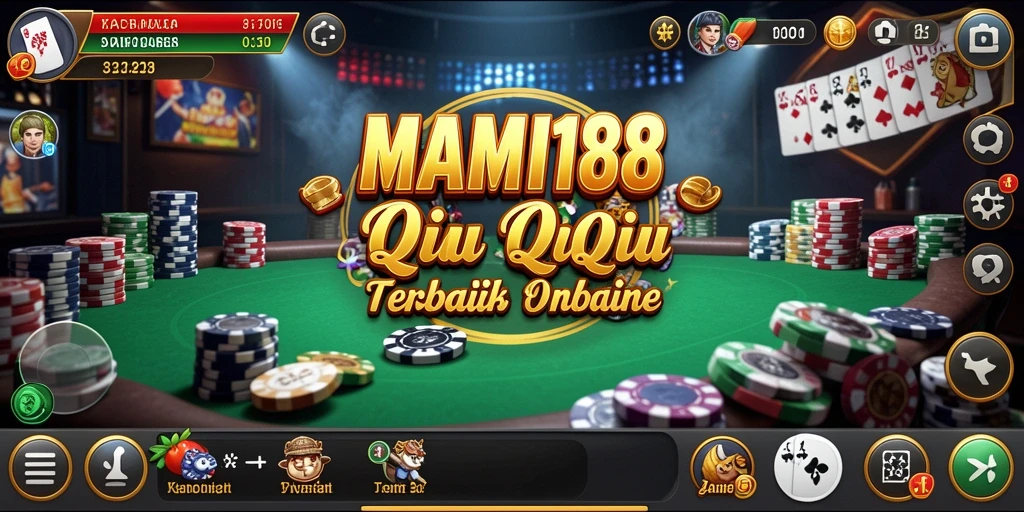 Tampilan gameplay QiuQiu yang seru di MAMI188.