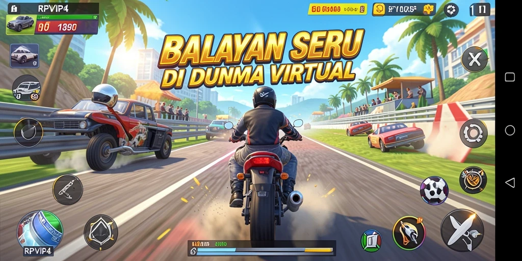 Tampilan gameplay RPVIP4 yang menarik dan seru.