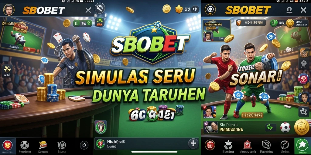 Tampilan utama SBOBET dengan gameplay yang menarik dan interaktif.