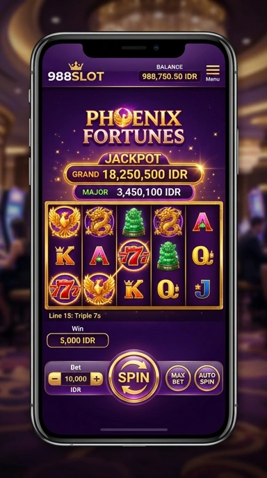 Proses pengunduhan aplikasi di 988slot yang cepat dan mudah.